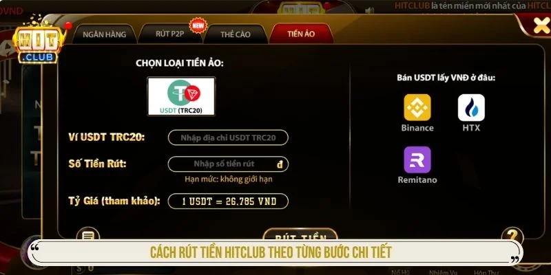 Rút Tiền HITCLUB: Hướng Dẫn Từng Bước & Cách Xử Lý Lỗi Hướng dẫn rút tiền HITCLUB theo từng bước